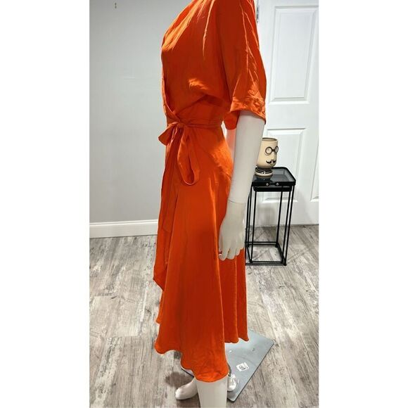 Ginger & Smart Beloved Silk Wrap Dress Size 8 - Picture 7 of 10